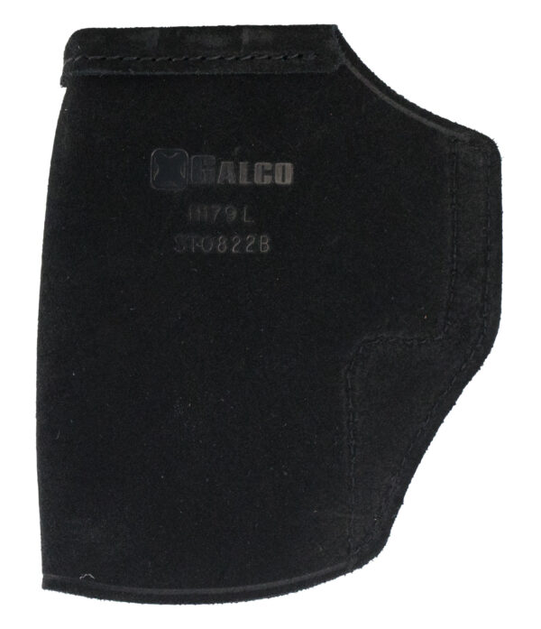 Galco STO836B Stow-N-Go  IWB Black Leather Belt Clip Fits Ruger LCP II/LCP Max Belt 1.75" Wide Right Hand — view 1