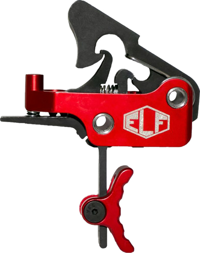 ELFTMANN TRIGGER APEX AR-15 - CURVED ADJ 2.75-7LBS RED — view 1