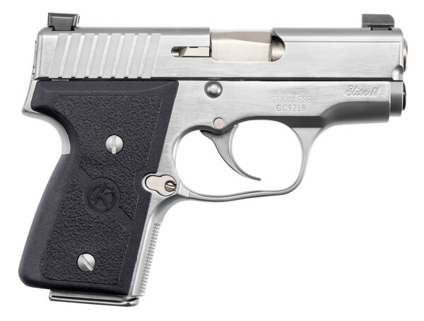 Kahr Arms M9098NA MK Elite *CA Compliant 9mm Luger Caliber 3" Barrel 6+1/7+1, Stainless, Black Grip — view 1