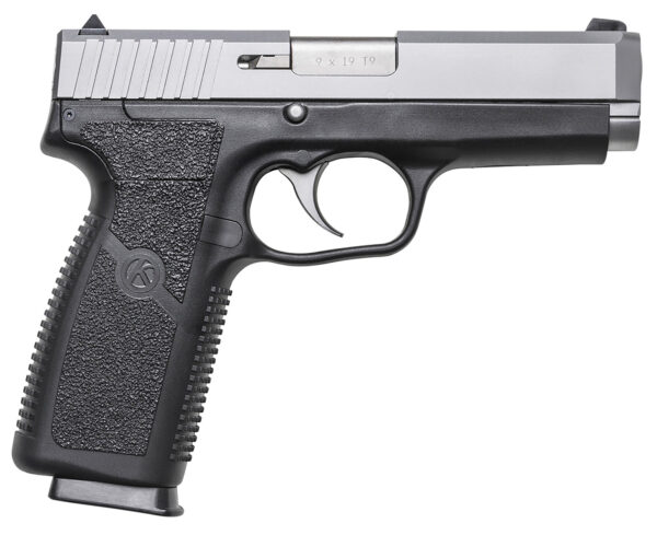 Kahr Arms CT9093N CT9  9mm Luger 8+1 4" Barrel, Black Polymer Frame, Serrated Matte Stainless Steel Slide, Textured Polymer Grip & Front Night Sight — view 1
