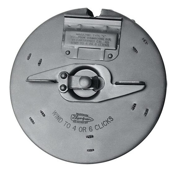 Thompson T12BKT A1  10rd Drum 45 ACP Fit 1927-A1 Thompson Blued Steel — view 1