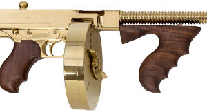 THOMPSON 1927A1 45ACP CARBINE - TITANIUM GOLD W/50RD & 20RD — view 2