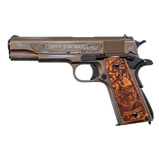 AO BOOTLEGGER 1911 45ACP 5 WOOD GRIPS BRONZE 7RD — view 1