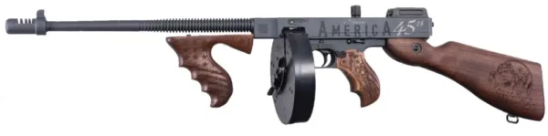AUTO ORDNANCE TRUMP SAVE AMERICA 1927A-1 DELUXE RIA 45ACP 16.5" BBL GRAY/BLACK COMP 50RD DRUM/20RD M — view 1