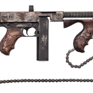 Thompson T150DC8 1927A-1 Wastelander .45 Cal 50+1 18" Finned Barrel, Aluminum Receiver, Fixed Stock