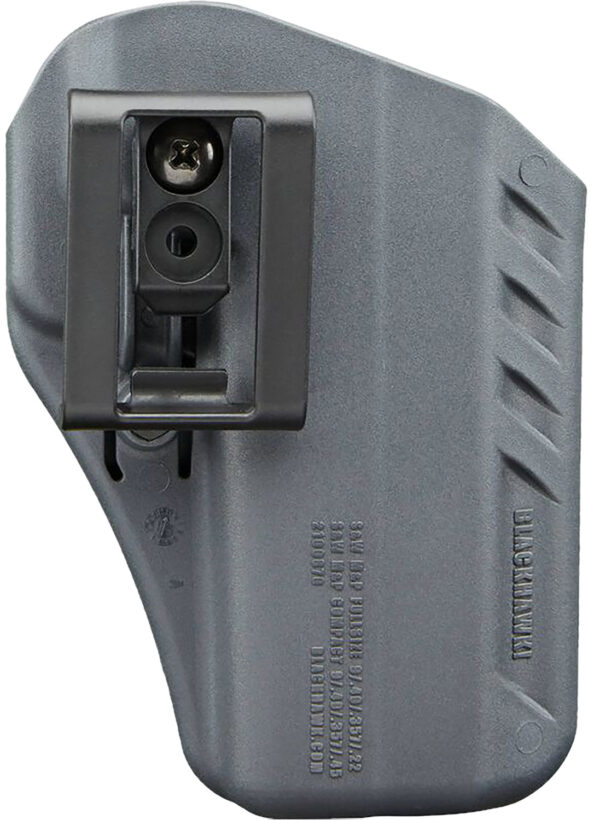Blackhawk 417568UG A.R.C.  IWB Urban Gray Polymer Belt Clip Compatible w/Glock 43/43X Ambidextrous — view 1
