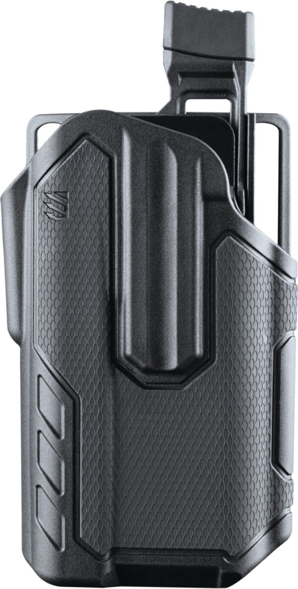 Blackhawk 419001BBR Omnivore  OWB Black Polymer Belt Slide Fits Most Semi  Autos w/SureFire X300/X300U-A Lights Right Hand — view 1
