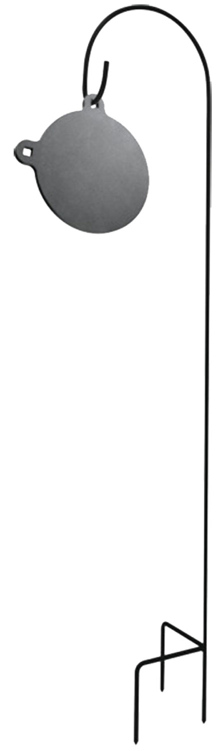 Champion Targets 44100 Shepard's Hook Holder Black Standing Steel For Center Mass AR500 Steel Targets — view 1