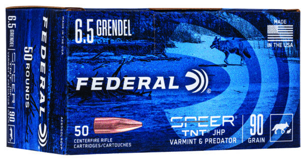 Federal AE65GDL90VP American Eagle Varmint & Predator 6.5Grendel 90gr Jacketed Hollow Point 50 Per Box/5 Case — view 1