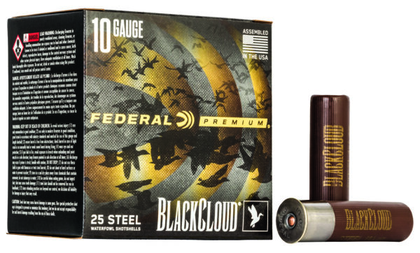 Federal PWBX107BB Black Cloud FS 10Gauge 3.50" 1 5/8oz BBShot 25 Per Box/10 Case — view 1
