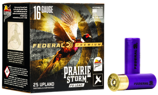 Federal PFX164FS4 Premium Prairie Storm FS 16Gauge 2.75" 1 1/8oz 4Shot 25 Per Box/10 Case — view 1