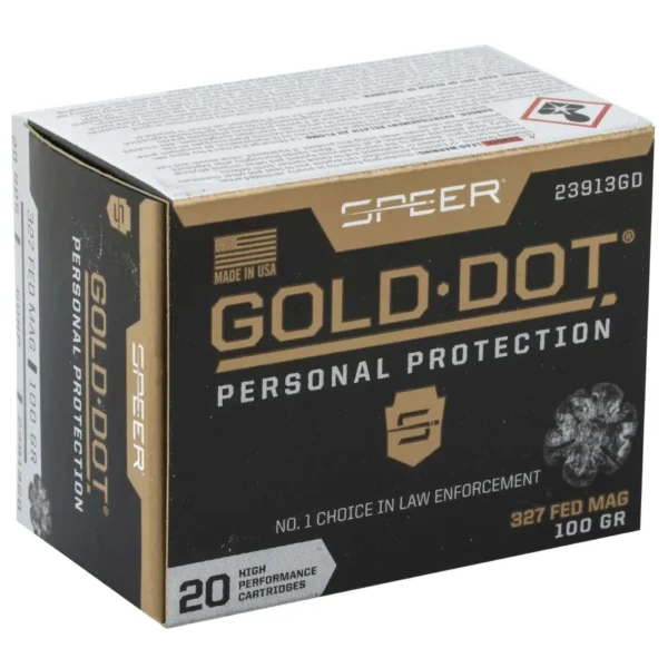 SPEER GOLD DOT HI-PERFORM AMO 327 FED 100 GDHP 20RD (10 BOX CASE) — view 1