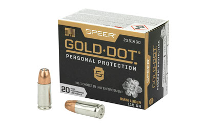 SPR GOLD DOT 9MM 115GR HP 20/200 — view 1