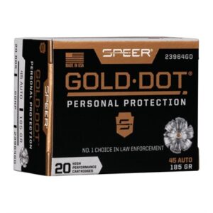 GOLD DOT PERSONAL PROTECTION 45 AUTO 185GR JHP 20/BOX
