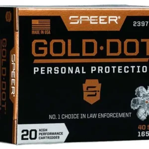 SPEER GOLD DOT AMO 40 S&W 165GR GDHP 20RD (10 BOX CASE) — view 4
