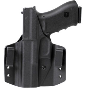 Uncle Mike's 54CCW67BGL CCW Holster OWB Black Boltaron Belt Slide Compatible w/Glock 42 Left Hand