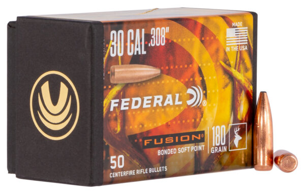 Federal FB308F4 Fusion Component  30 Cal .308 180 gr Fusion Soft Point 50 Per Box/ 4 Case — view 1