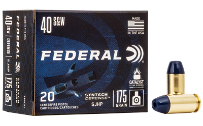 FED SYN DEF 40S&W 175GR SJHP 20/200 — view 1