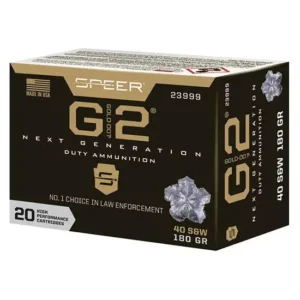 SPEER GOLD DOT G2 AMO 40 S&W 180GR G2 20RD (10 BOX CASE) — view 4