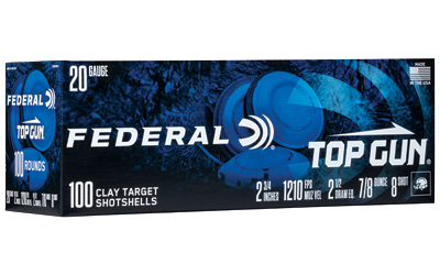 FED TOP GUN 20GA 2.75" #8 100/200 — view 1