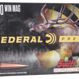 Federal P300WSS1 Premium  300WinMag 180gr Swift Scirocco II 20 Per Box/10 Case