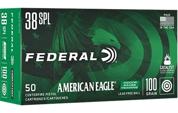 Federal AE38LF1 American Eagle IRT  38Special 100gr Lead Free IRT 50 Per Box/10 Case — view 1