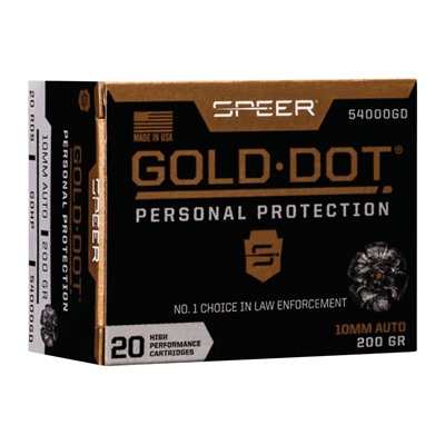 10MM AUTO 200GR GOLD DOT HOLLOW POINT 20/BOX — view 1