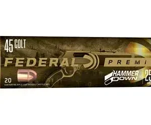 FEDERAL HAMMER DOWN AMO 45 COLT 250 GR 20 RD (10 BOX CASE)