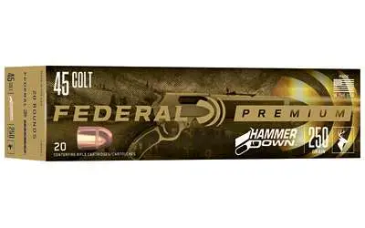 FEDERAL HAMMER DOWN AMO 45 COLT 250 GR 20 RD (10 BOX CASE) — view 1