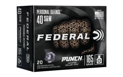 FED PUNCH 40 S&W 165GR JHP 20/200 — view 1