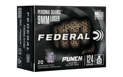FED PUNCH 9MM 124GR PUNCH JHP 20/200 — view 1