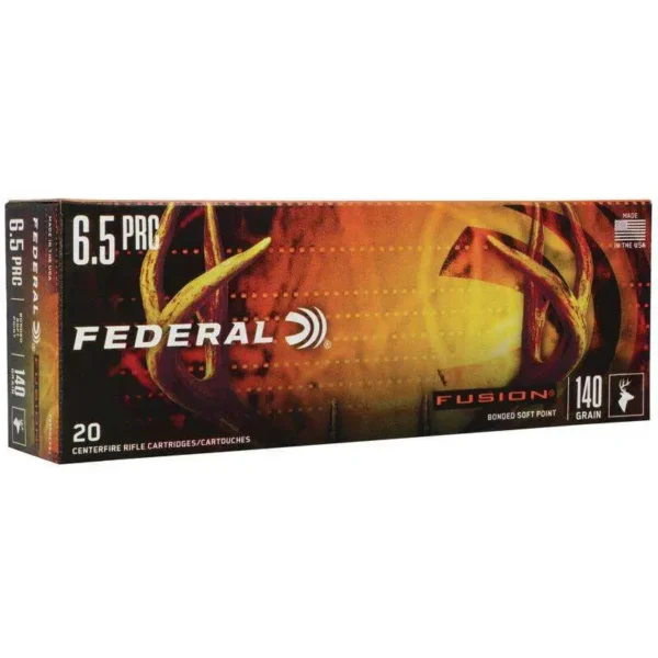 FEDERAL FUSION RIFLE AMO 6.5 PRC 140GR SP 20RD (10 BOX CASE) — view 1