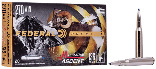 Federal P270TA1 Premium Terminal Ascent 270Win 136gr 20 Per Box/10 Case — view 1