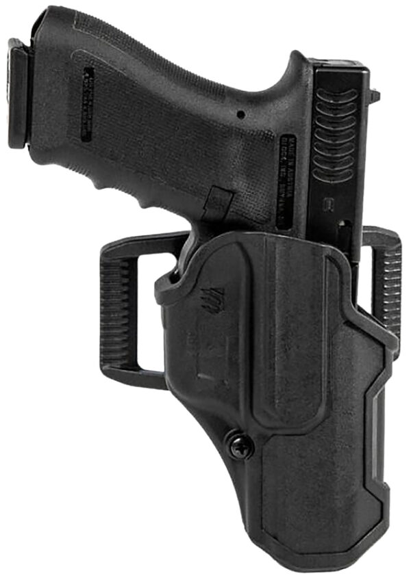Blackhawk 410777BKR T-Series L2C Non-Light Bearing OWB Black Polymer Belt Slide Fits Springfield Hellcat Right Hand — view 1