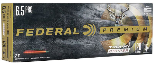 Federal P65PRCTC1 Premium  6.5PRC 120gr Trophy Copper 20 Per Box/10 Case — view 1