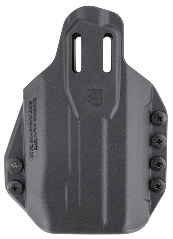 Blackhawk 416302BK Stache  IWB Size 02 Black Polymer Belt Clip Compatible w/Glock 19/23/32/45  Belt 1.50" Wide Ambidextrous — view 1