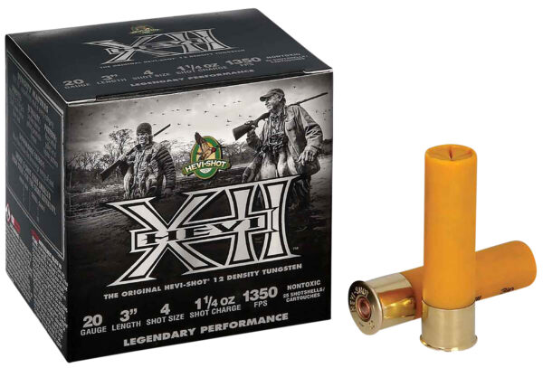 HEVI-Shot HS53204 HEVI-XII  20Gauge 3" 1 1/4oz Tungsten 4Shot 25 Per Box/10 Case — view 1