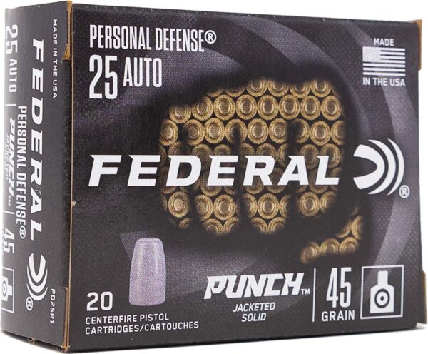 FDR 25AP 45GR PUNCH JHP 20RD — view 1