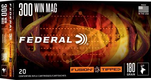 FEDERAL FUSION RIFLE AMO 300 WIN MAG 180GR SP 20RD BOX (10 BOX CASE) — view 1