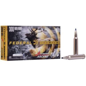 FEDERAL 300 WIN MAG 175GR TERMINAL ASCENT 20RD BOX (10PER CASE)
