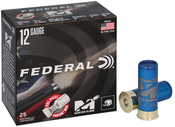 Federal MC12H18 Master Class  12Gauge 2.75" 1oz 8Shot 25 Per Box/10 Case — view 1