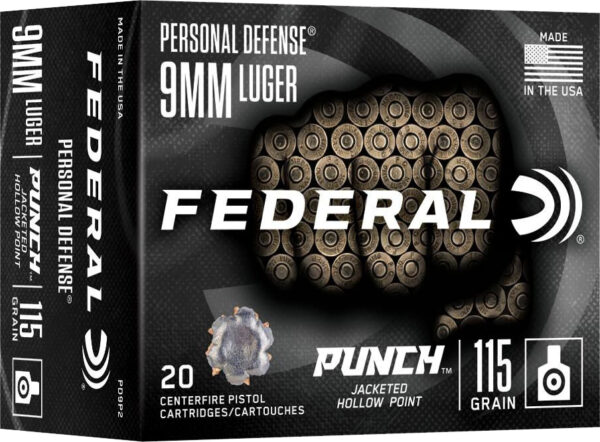 FDR 9MM 115GR PUNCH JHP 20RD — view 1