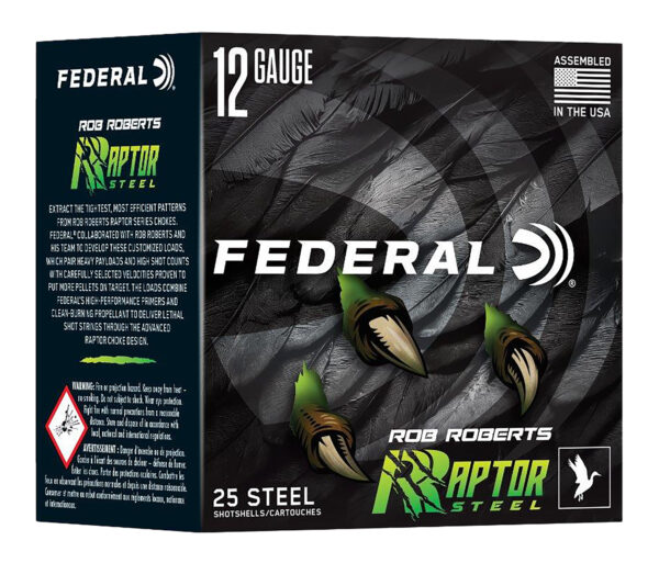 Federal RRS1382  Rob Roberts Raptor 12Gauge 3" 1 3/8oz 2Shot 25 Per Box/10 Case — view 1