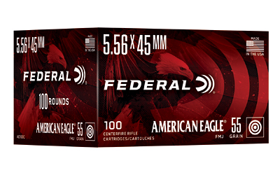 FED AM EAGLE 5.56 55GR FMJ 100/500 — view 1