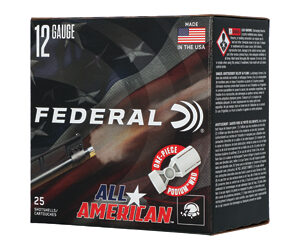 FED ALL AMER 12GA 2.75" 1 1/8OZ #7.5