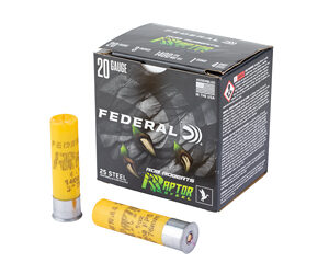 FED RAPTOR STEEL 20GA 3" 1OZ #4 25