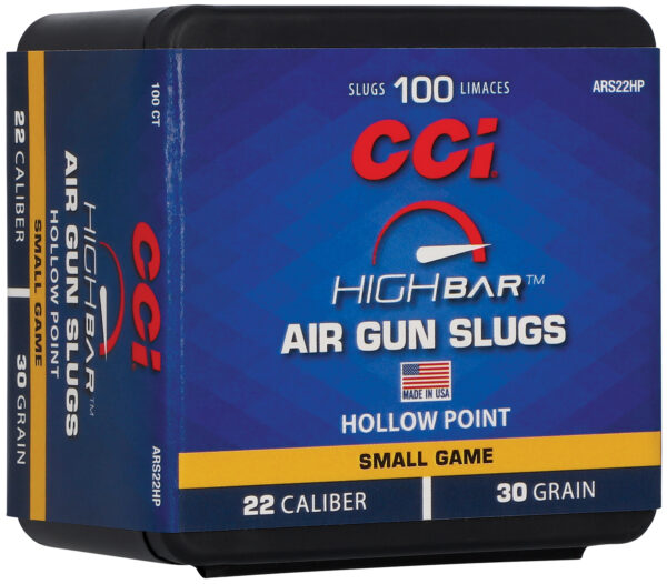 CCI ARS22HP High Bar Air Gun Slug 22Cal 30gr Hollow Point 100 Per Box/5 Case — view 1