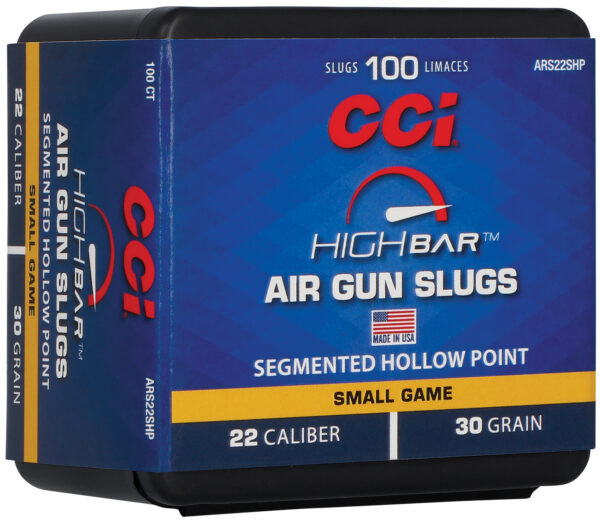 CCI ARS22SHP22 High Bar Air Gun Slug 22Cal 30gr Segmented Hollow Point 100 Per Box/5 Case — view 1