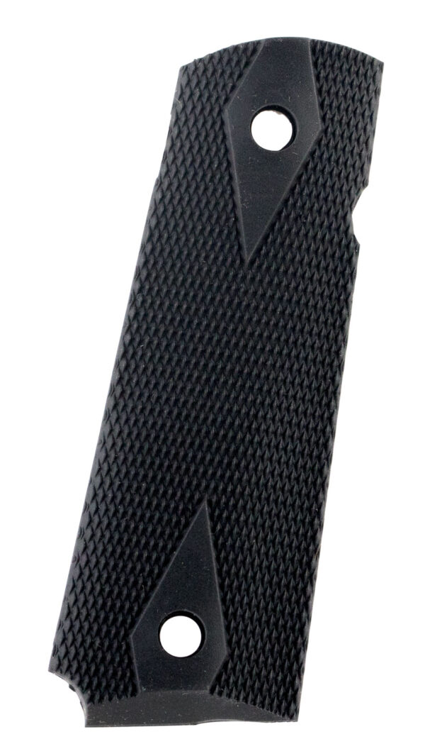 Pearce Grip PG19112 Side Panel Grips  Double Diamond Checkering Black Rubber for 1911 Government — view 1