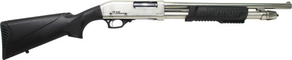 IVER JOHNSON PUMP 12GA 3" 18" - CYLINDER NICKEL SYNTHETIC — view 1